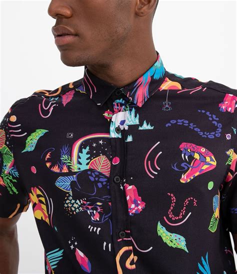 camisa estampada renner